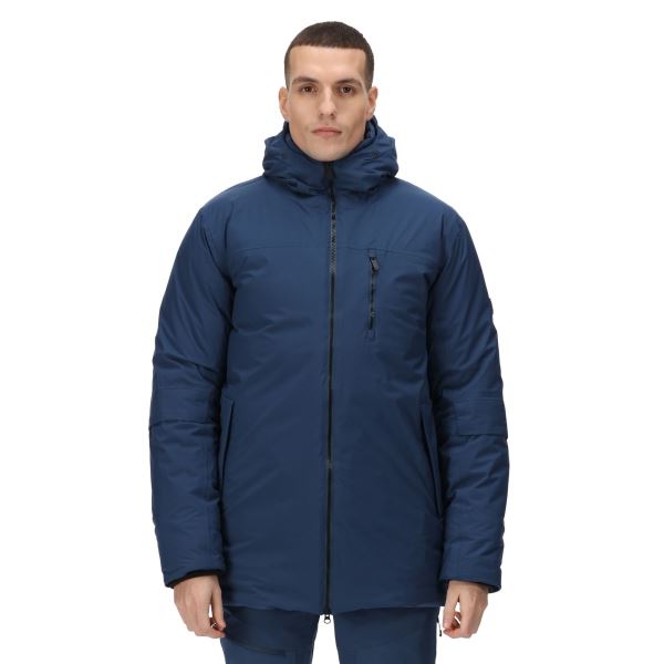 Pánsky zimný kabát Regatta YEWBANK II tmavo modrá
