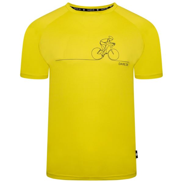 Pánske funkčné tričko Dare2b RIGHTEOUS III žltá