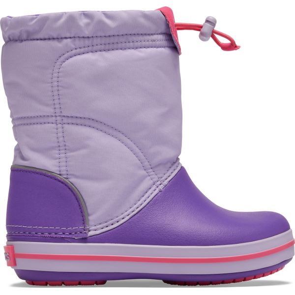 Detské topánky Crocs CROCBAND LodgePoint Boot K fialová