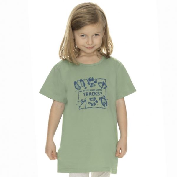 Detské tričko BUSHMAN JERRY V zelená