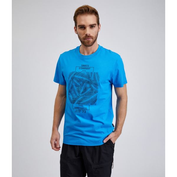 Pánske tričko ALMANDIT SAM 73 modrá