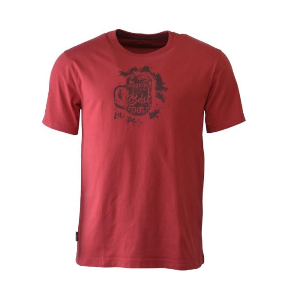 Pánske tričko BUSHMAN ORD červená