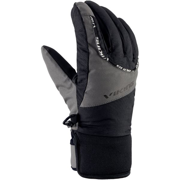 Detské zimné rukavice Viking FIN tmavo šedá/čierna