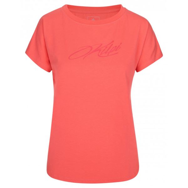 Dámske bavlnené tričko Kilpi NELLIM-W ružová