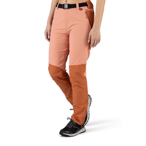 Dámske outdoorové nohavice Viking SEQUOIA ružová/oranžová