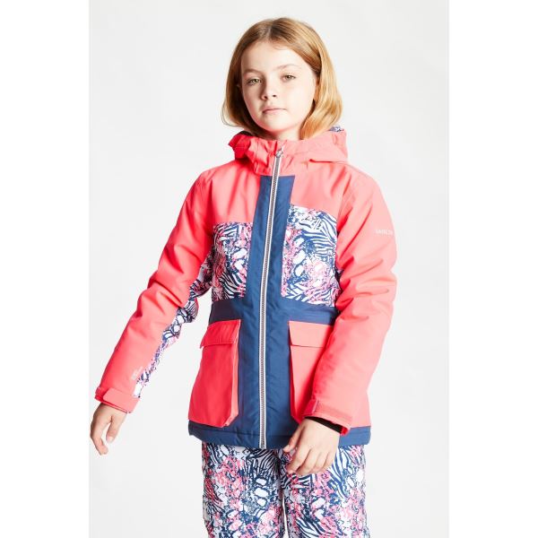 Detská zimná bunda Dare2b ESTEEM modrá / ružová