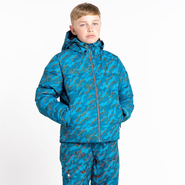 Chlapčenská prešívaná zimná bunda Dare2b ALL ABOUT modrá