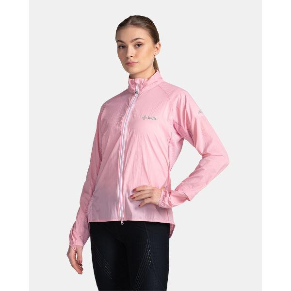 Dámska ľahká bežecká bunda Kilpi TIRANO-W svetlo ružová