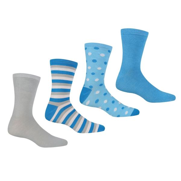 Dámske ponožky Regatta LIFESTYLE modrá / šedá