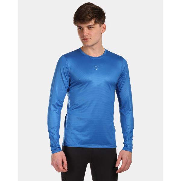 Pánske funkčné tričko s dlhým rukávom Kilpi SPOLETO-M modrá