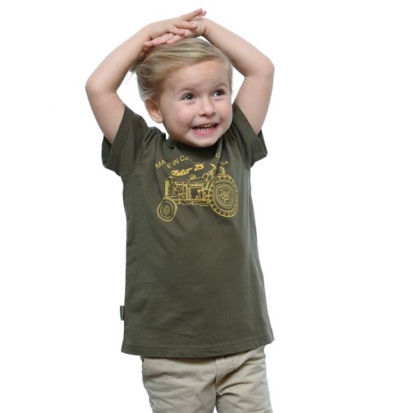 Detské tričko BUSHMAN JERRY III zelená
