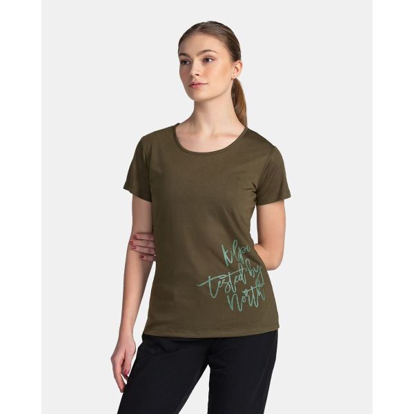 Dámske technické tričko Kilpi GAROVE-W tmavo zelená