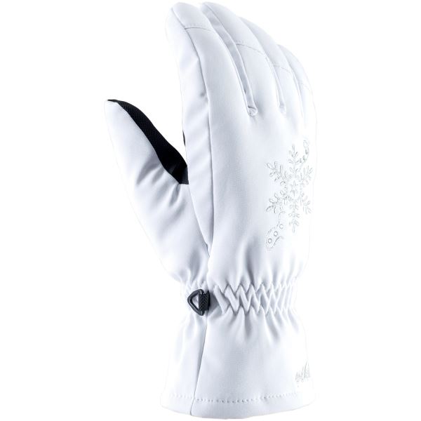 Dámske lyžiarske rukavice Viking Aliana biela