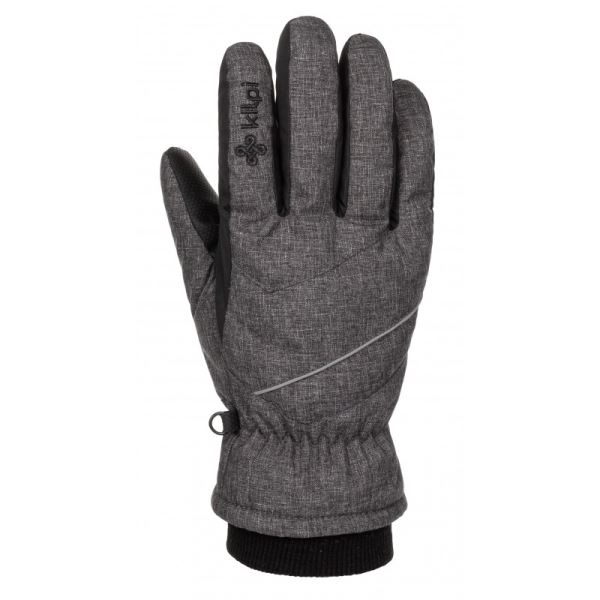 Lyžiarske rukavice Kilpi TATA-U tmavo sivá