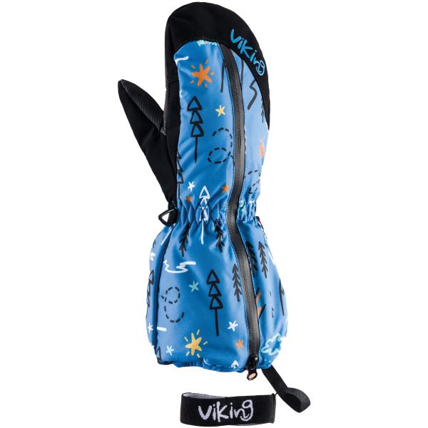 Detské lyžiarske palčiaky Viking SNOPPY modrá