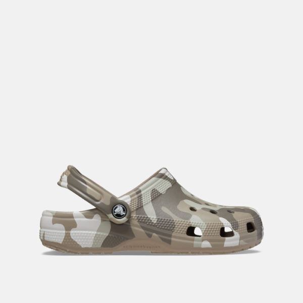 Pánske topánky Crocs CLASSIC PRINTED CAMO hnedá