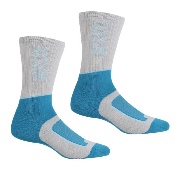 Dámske ponožky Regatta SAMARIS modrá/sivá