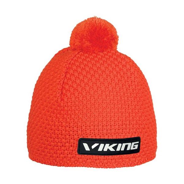 Unisex merino zimná čiapka Viking BERG oranžová UNI