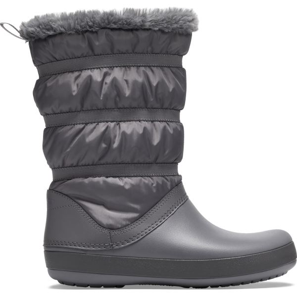 Dámske zimné topánky Crocs CROCBAND Winter Boot sivá