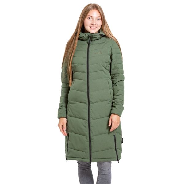 Dámsky zimný kabát Meatfly Olympa zelená