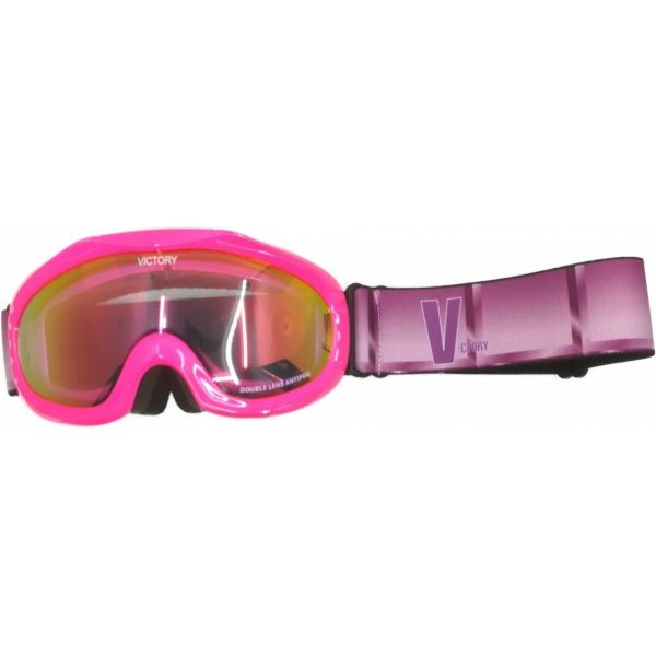 Detské lyžiarske okuliare Victory SPV 640B ružová