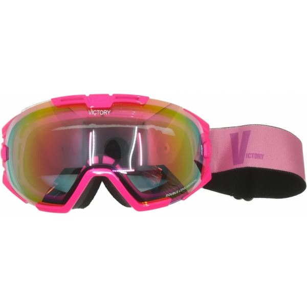 Unisex lyžiarske okuliare Victory SPV 616C ružová