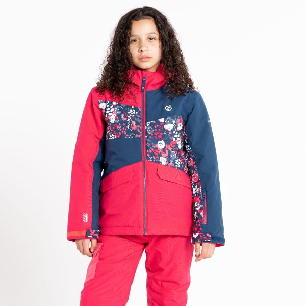 Detská zimná bunda Dare2b GLEE II tmavo modrá/ružová
