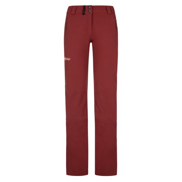 Dámske outdoorové nohavice Kilpi LAGO-W tmavo červená