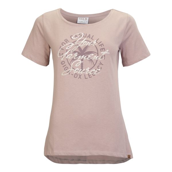Dámske bavlnené tričko Killtec 111 svetlo ružová