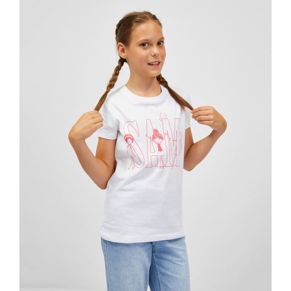 Dievčenské tričko IELENIA SAM 73 biela