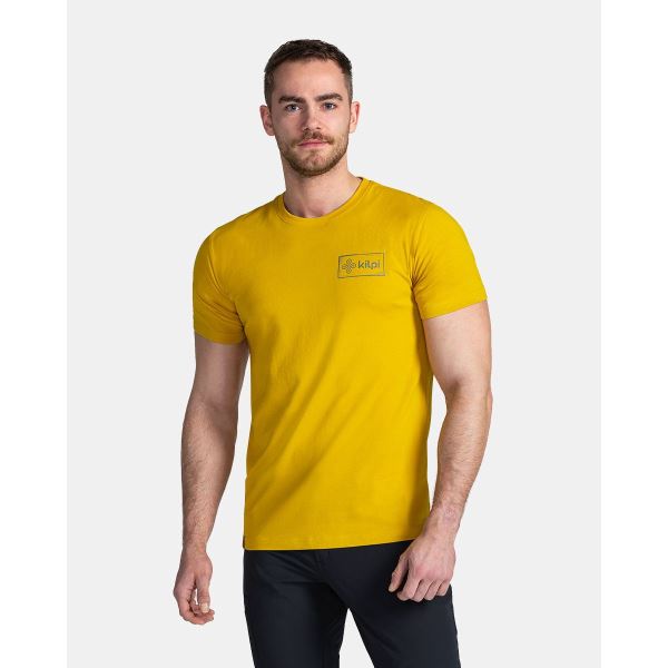 Pánske bavlnené tričko Kilpi BANDE-M žltá