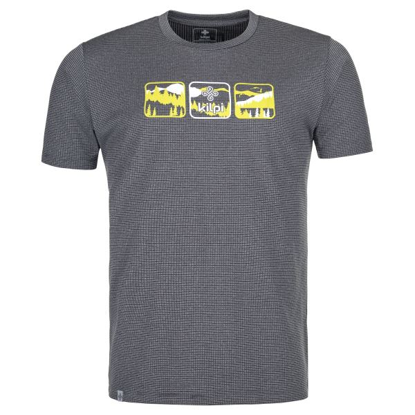 Pánske outdoorové tričko Kilpi GIACINTO-M tmavo šedá