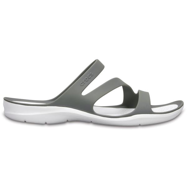 Dámske sandále Crocs SWIFTWATER sivá/biela