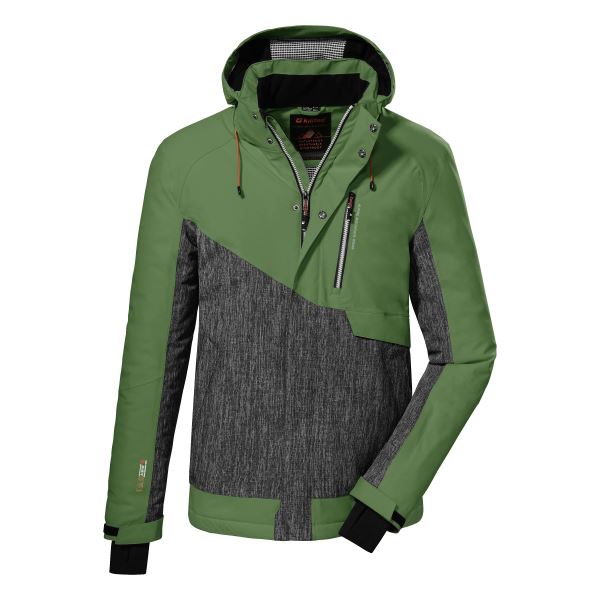 Pánska zimná bunda Killtec 42 zelená/sivá