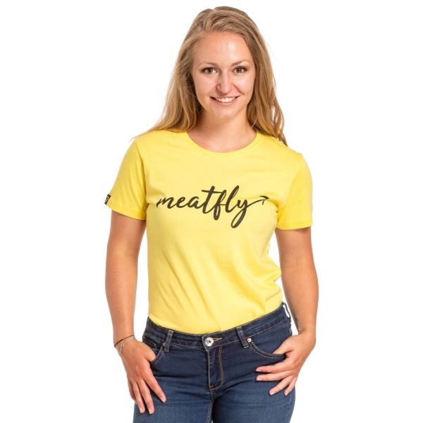 Dámske tričko Meatfly Luna žltá