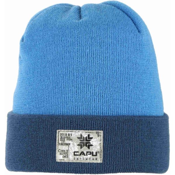 Pánska zimná čiapka CAPU 1704 svetlo modrá