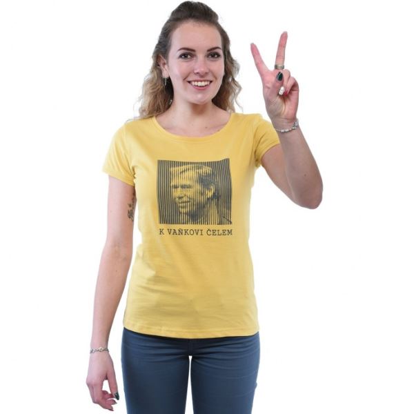 Dámske tričko BUSHMAN VANĚK žltá