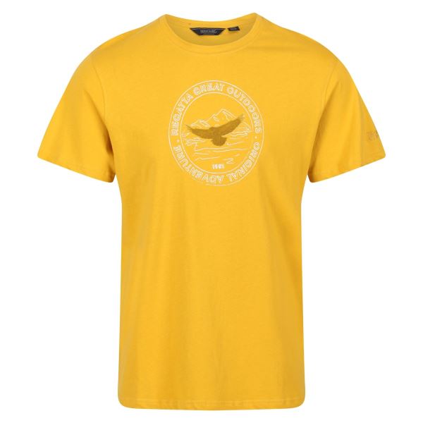 Pánske tričko Regatta CLINE VI žltá