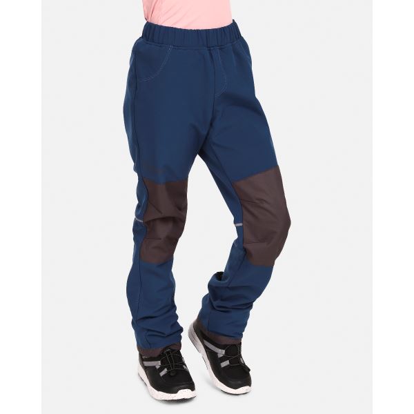Detské softshellové nohavice Kilpi RIZO-J tmavo modrá