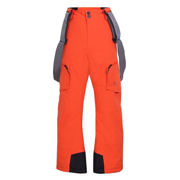 Detské lyžiarske nohavice 2117 ISFALL oranžová