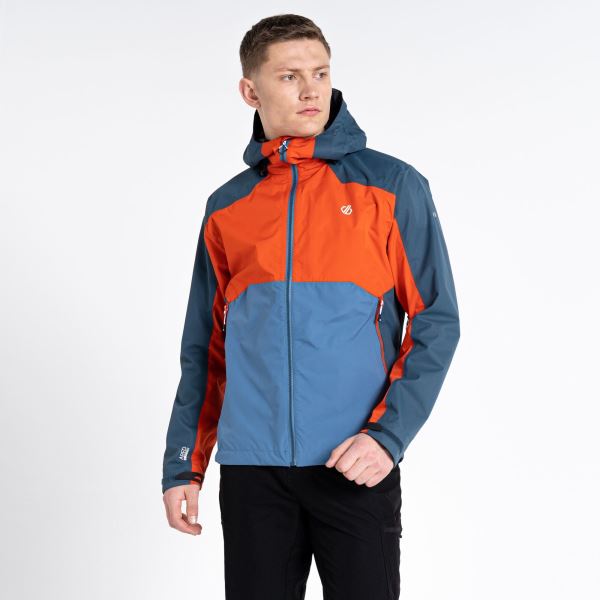 Pánska outdoorová bunda Dare2b TOUCHPOINT II oranžová/modrá
