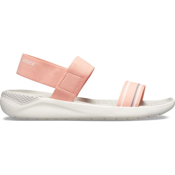 Dámske sandále Crocs LiteRide Sandal W melónovo ružová / biela