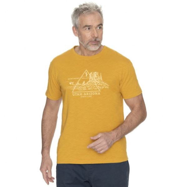 Pánske tričko BUSHMAN DEMING žltá