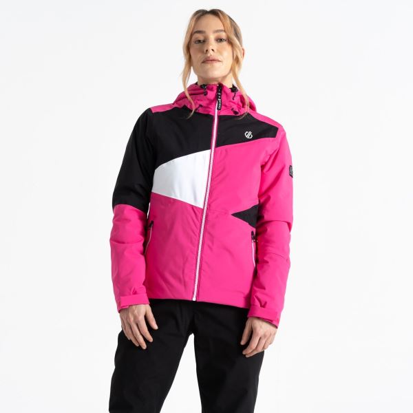 Dámska lyžiarska bunda Dare2b ICE ružová/čierna