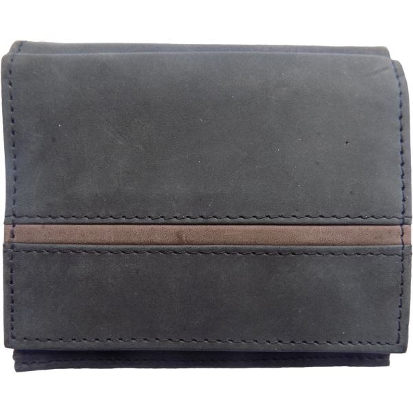 Pánska kožená peňaženka WFY 346 čierna