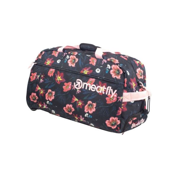 Cestovná taška Meatfly Gail čierna/ružová