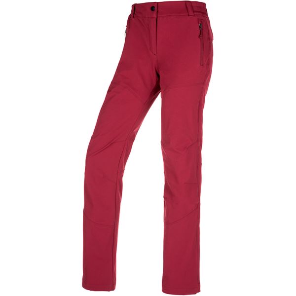 Dámske outdoorové nohavice Kilpi LAGO-W tmavo červená