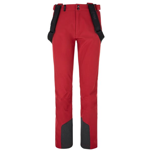 Dámske softshellové lyžiarske nohavice Kilpi RHEA-W tmavo červená