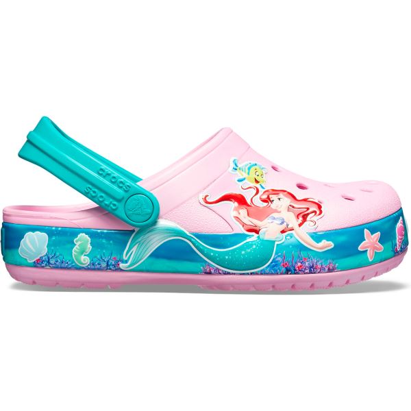 Detské topánky Crocs Crocband PRINCESS ARIEL Glogs svetlo ružová