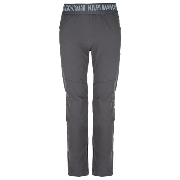 Chlapčenské outdoorové nohavice Kilpi KARIDO-JB tmavo šedá